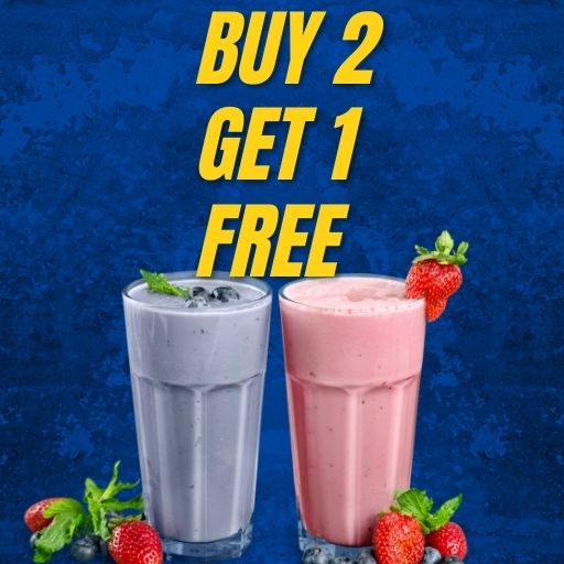 Shakes : Buy 2 & Get 1 Free